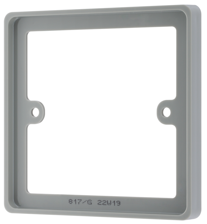 BG Electrical 800 Series - Single, 10mm square spacer