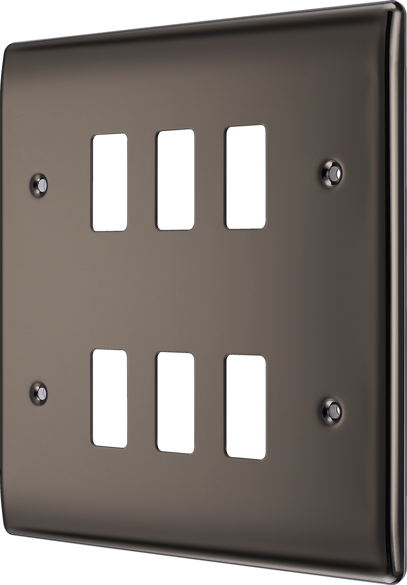 BG Electrical Grid - 6 module, square