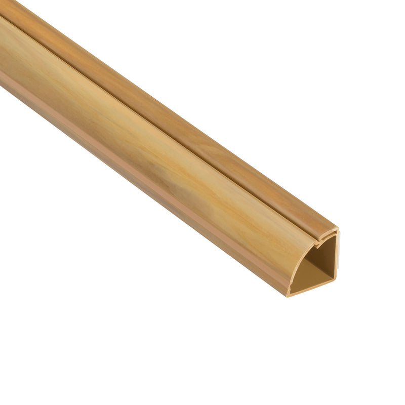 D-Line Trunking - 22x22mm Oak-Effect 2m Self Adhesive Length