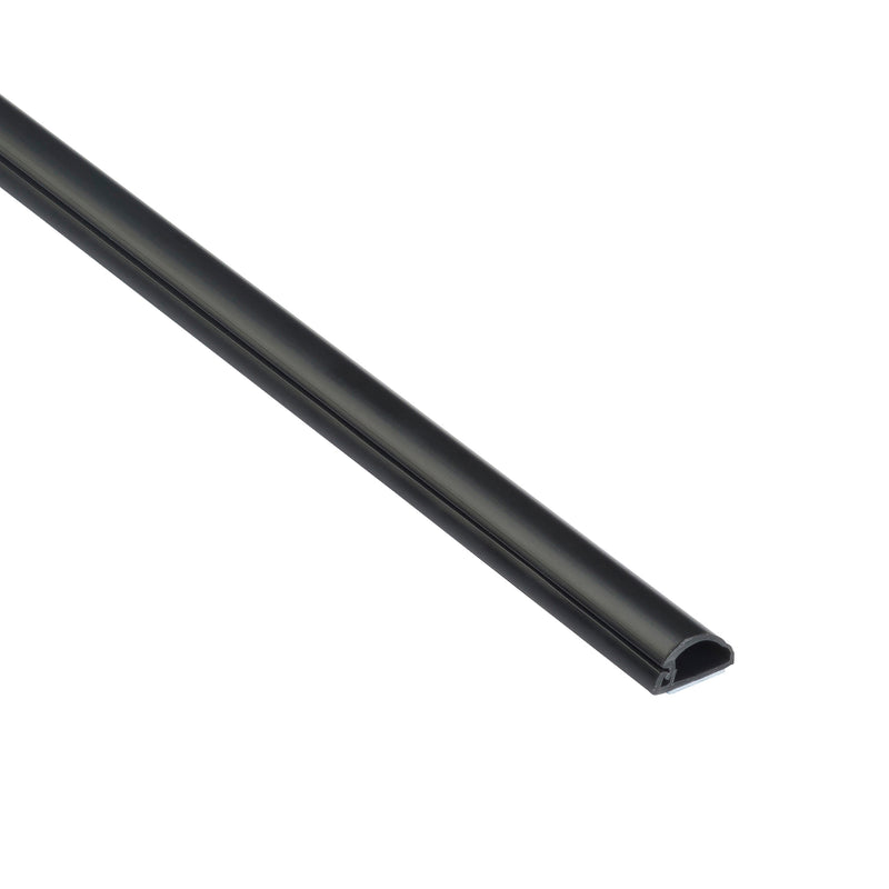 D-Line Trunking - 16x8mm Black 3m Self Adhesive Length