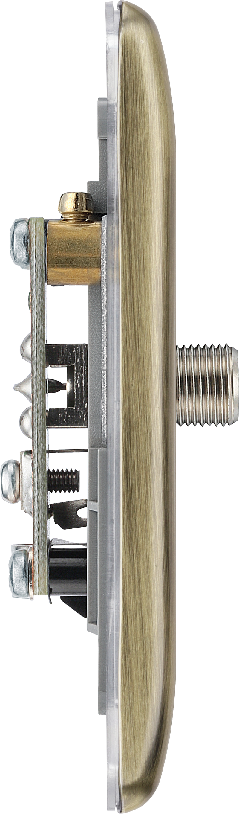 BG Electrical Nexus Metal Antique Brass - Single satellite