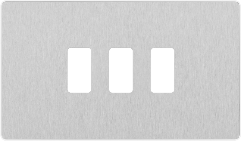 BG Electrical Grid - 3 module, rectangular