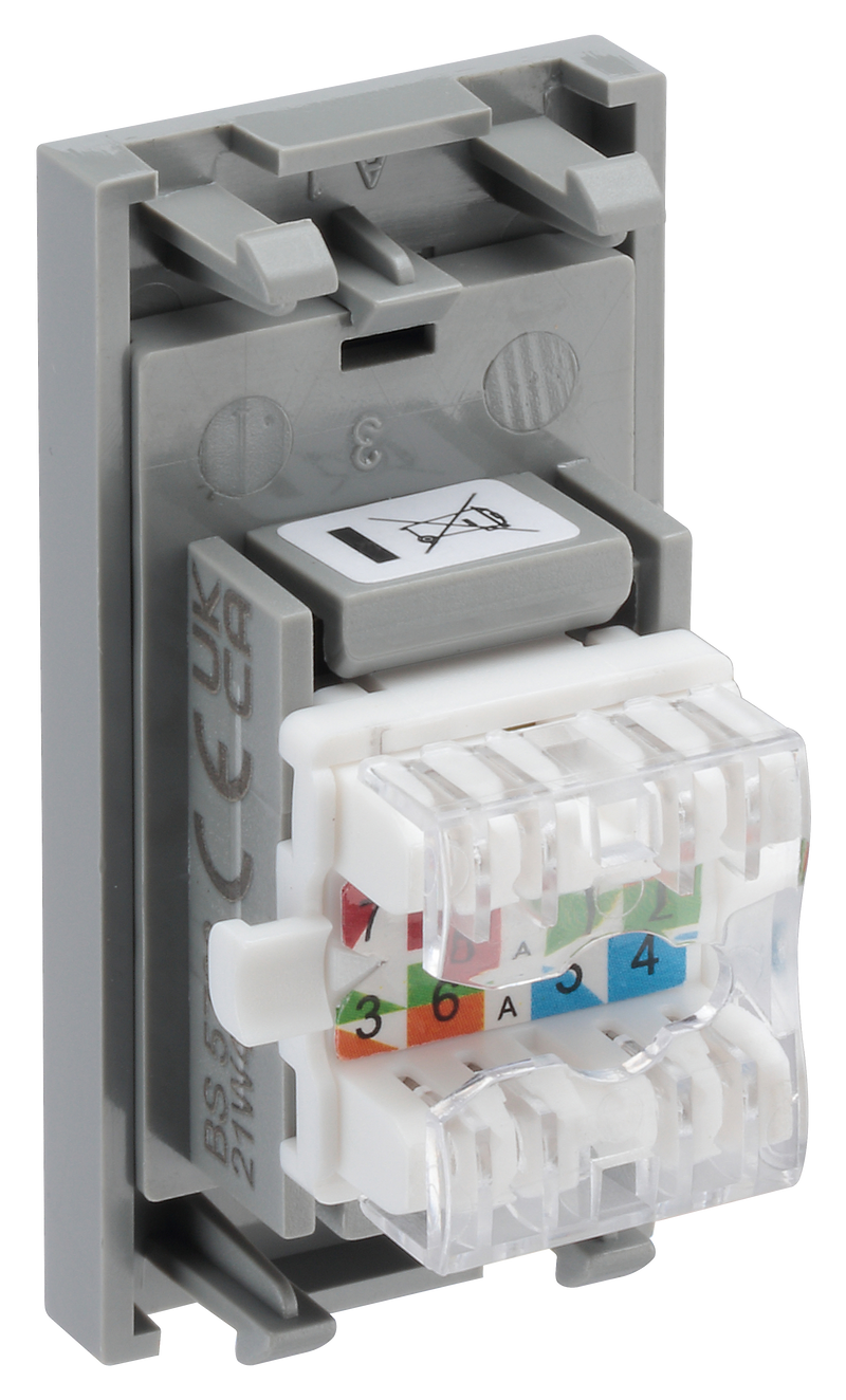 BG Electrical Euro Module - Data - RJ45 Cat6 (idc)