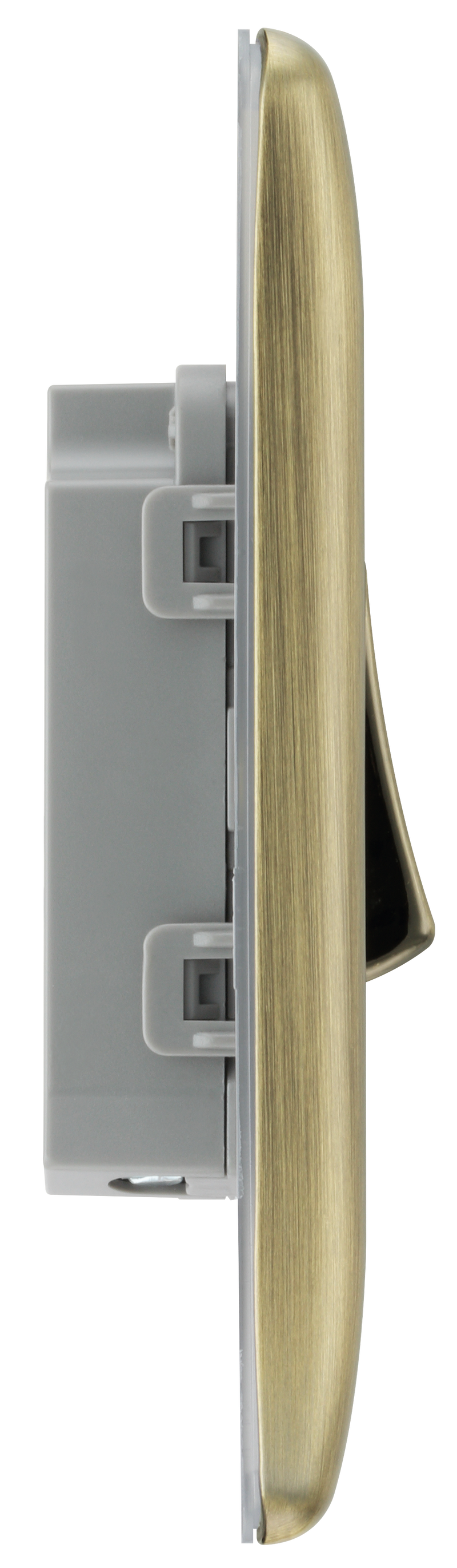 BG Electrical Nexus Metal Antique Brass - Single, 2 way switch