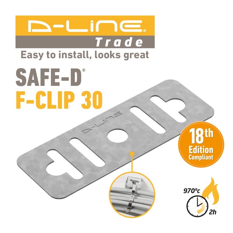 D-Line Fire Clip - Safe-D F-Clip 30 (Pack of 100)