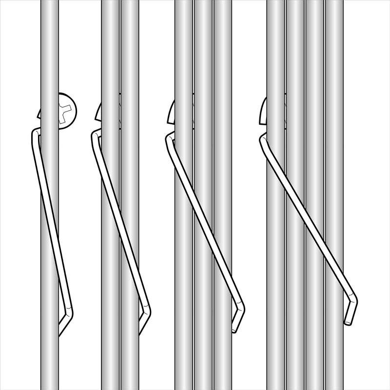 D-Line Fire Clip - Safe-D Spring Clip Kit Box of 200pcs c/w 200x Pan Head Screws & SDS Bit