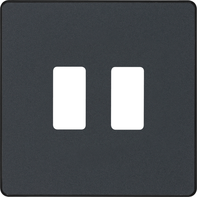 BG Electrical Grid - 2 module, square
