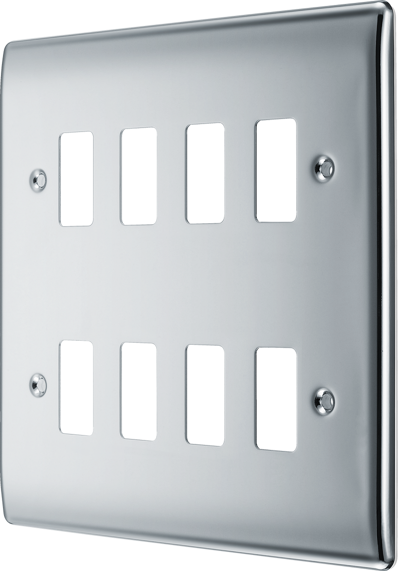 BG Electrical Grid - 8 module, square
