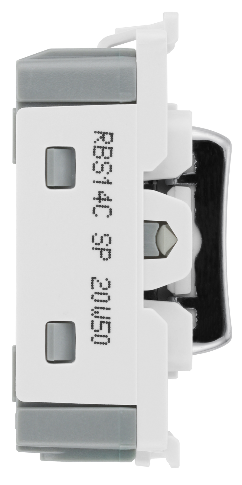 BG Electrical Grid - 2 way, retractive, printed PRESS, centre off