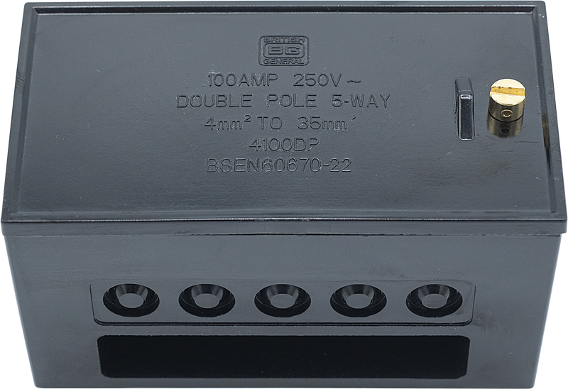 BG Electrical Contractor - Heavy Duty Junction Box 3 Way, 100A, Double Pole