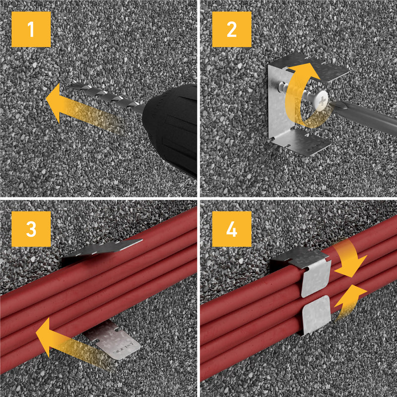D-Line Fire Clip - Newlec U-Clip 40 (Pack of 50)