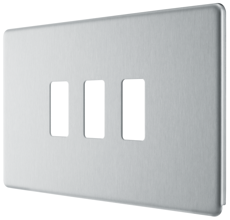 BG Electrical Grid - 3 module, rectangular