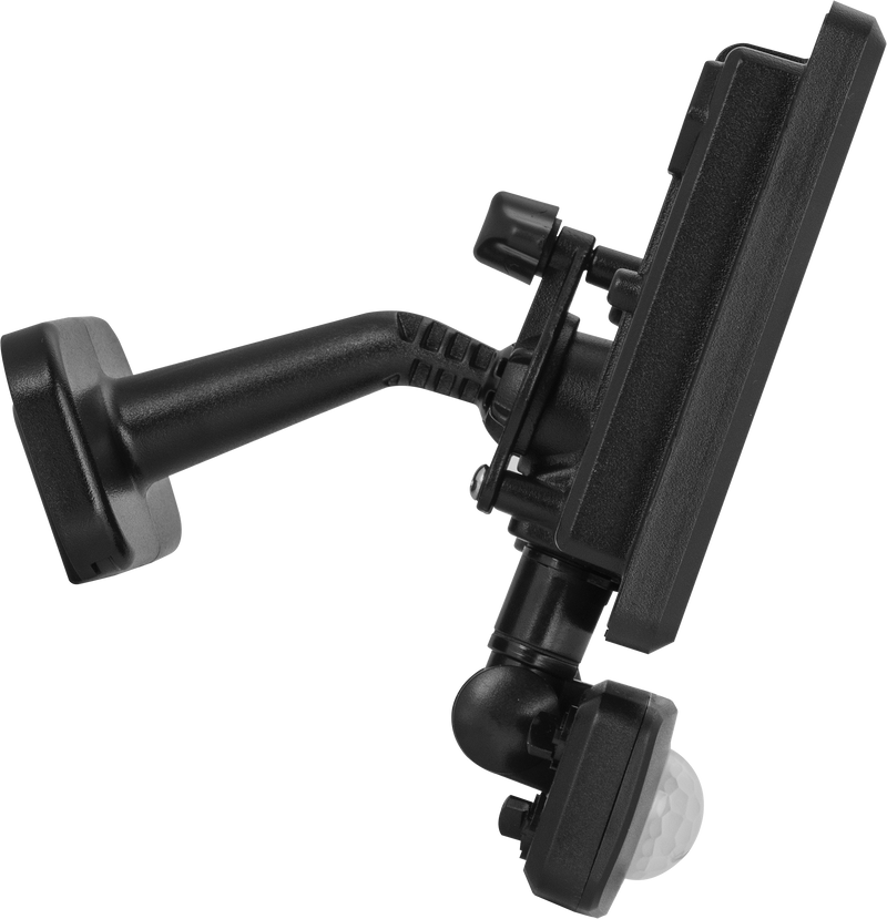 Luceco Essence Floodlight - Essence floodlight with ball joint 20W black 4000K colour temp with PIR