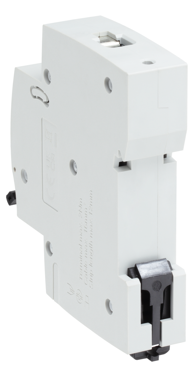 BG Circuit Protection MCB - Bidirectional 10A, C Curve, MCB, Single Pole, 6kA,1 module