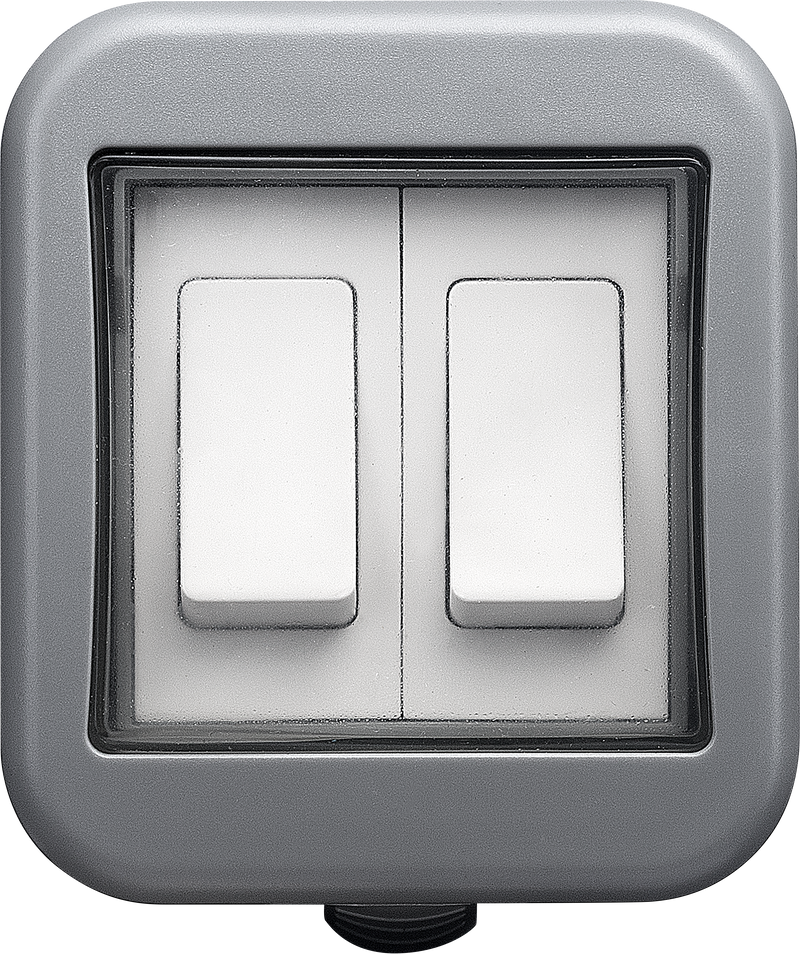 BG Electrical Weatherproof IP55 - Double, 2 way switch, IP55