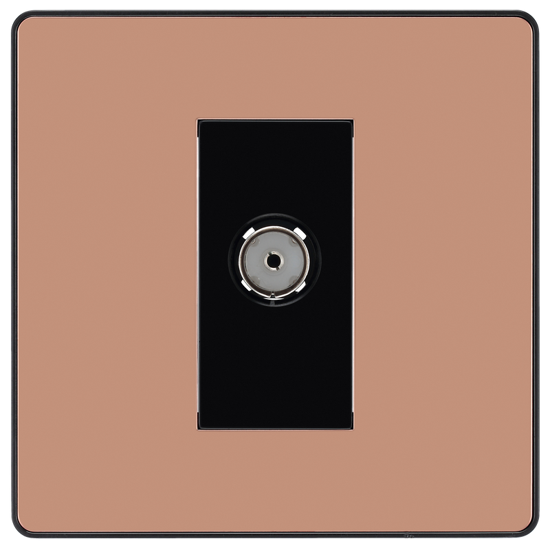 BG Electrical Evolve Polished Copper - Single, co-axial