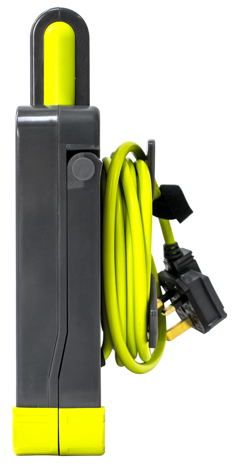 Masterplug Pro XT - 5m, 4 Sockets, 13A, Grey + Green