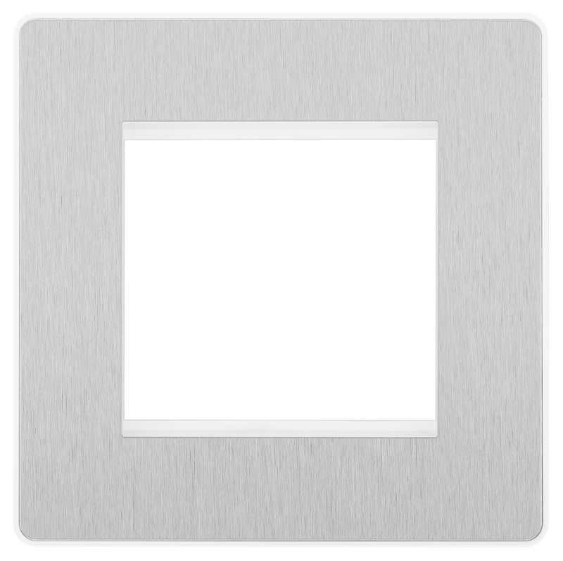 BG Electrical Euro Module - 2 module - square