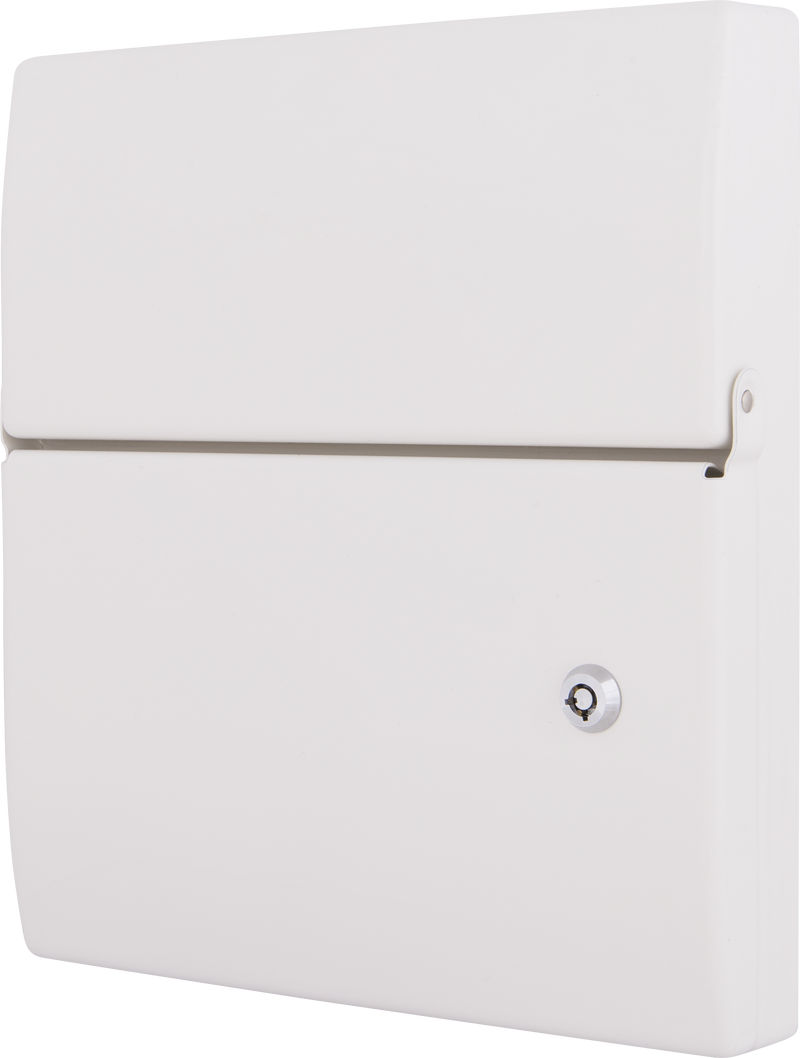 BG Circuit Protection Front Panels - 6 Module, lockable cover with barrel lock