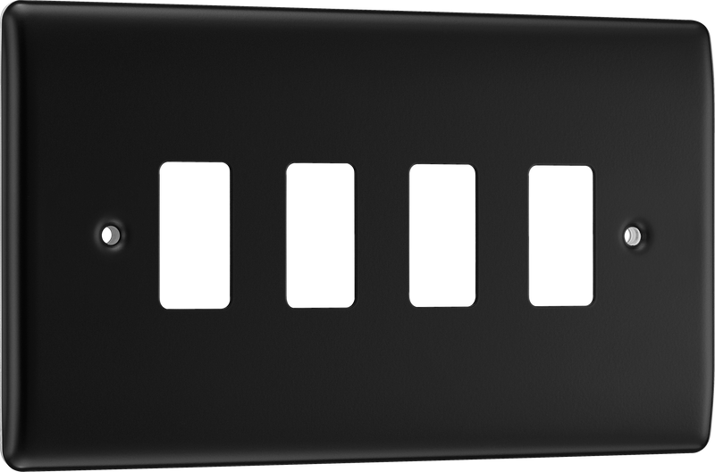 BG Electrical Grid - 4 module, rectangular