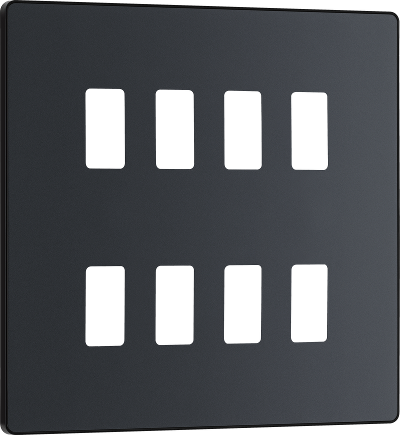BG Electrical Grid - 8 module, square