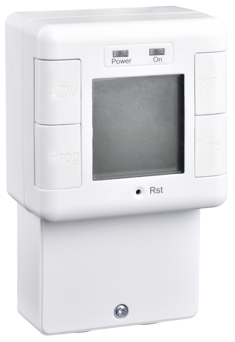 Masterplug Timer - 7 Day - Wired, White