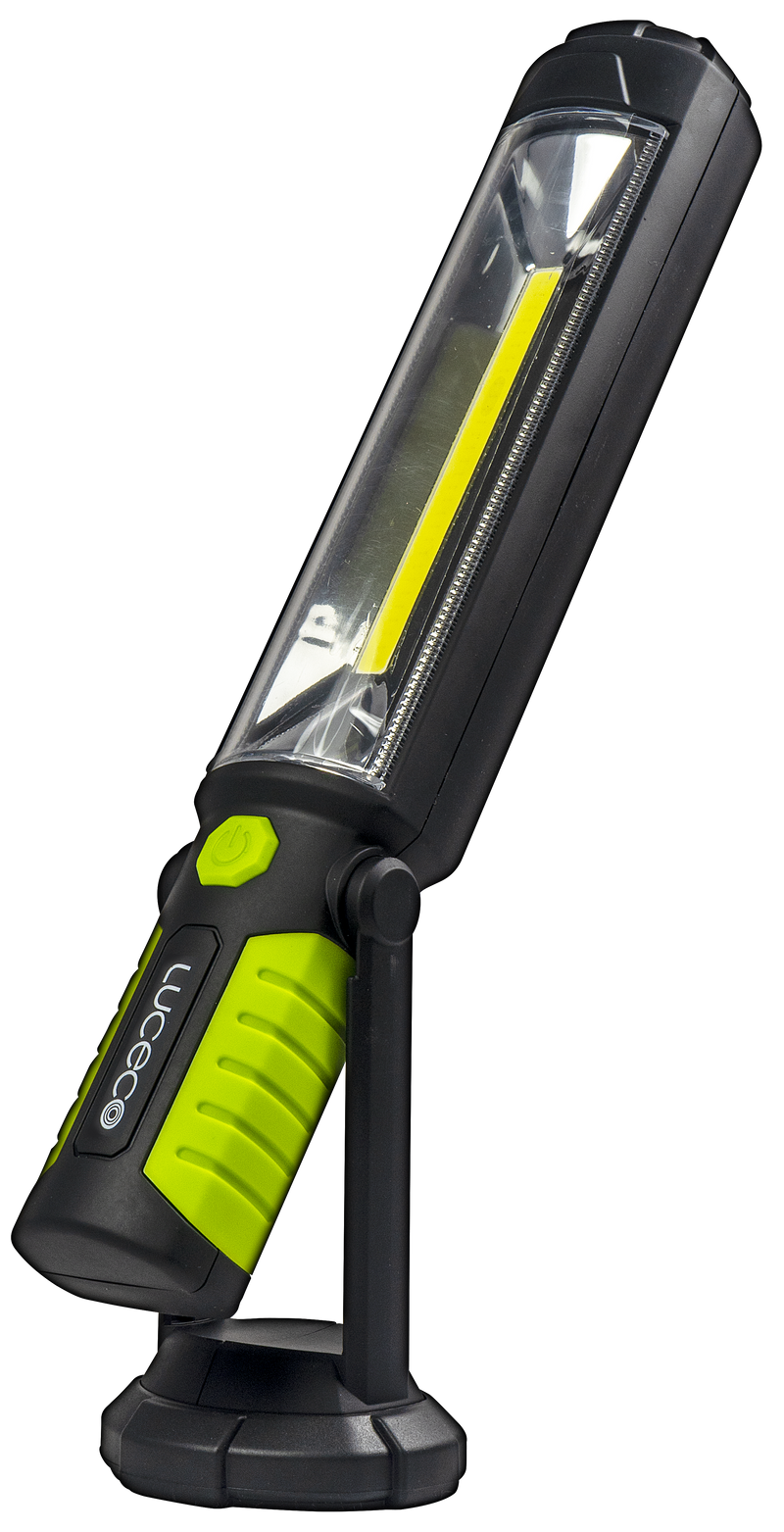 Luceco Mini Tilt - tilting inspection torch with powerbank 5v 5w 450lm 6500k - USB charged