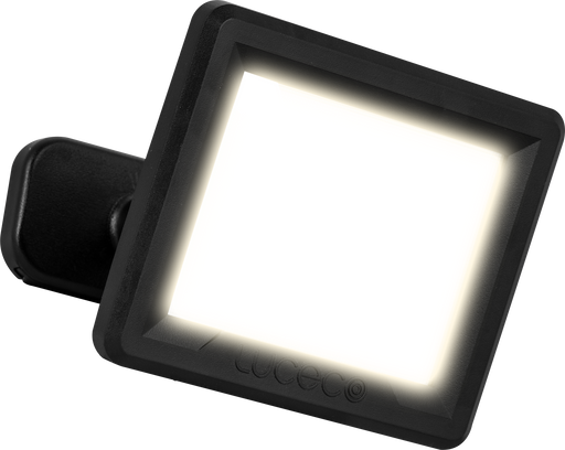 Luceco Essence Floodlight with ball joint 10W black 4000k colour temp - Pack of 1