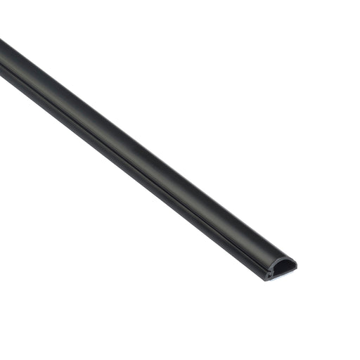 D-Line Trunking - 16x8mm Black 2m Self Adhesive Length