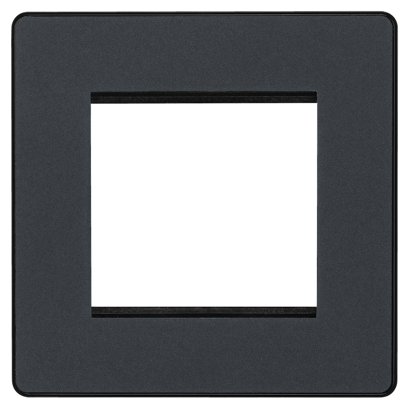 BG Electrical Euro Module - 2 module - square