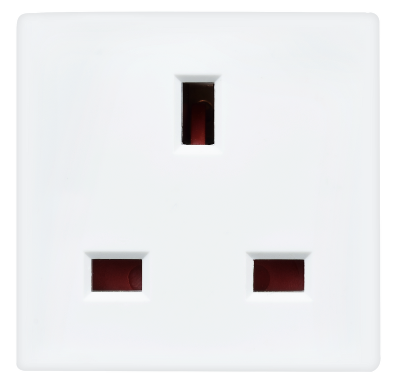 Masterplug Basic - 2 Sockets, 13A, White