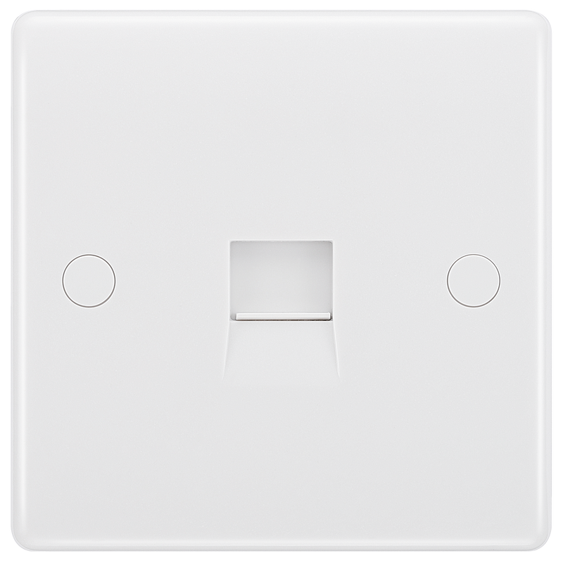 BG Electrical 800 Series - Single, telephone socket, master (screw)