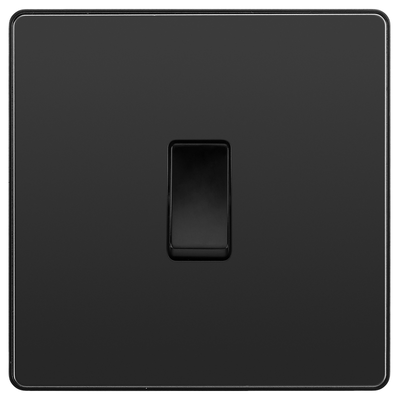 BG Electrical Evolve Black Chrome - Single, 2 way switch