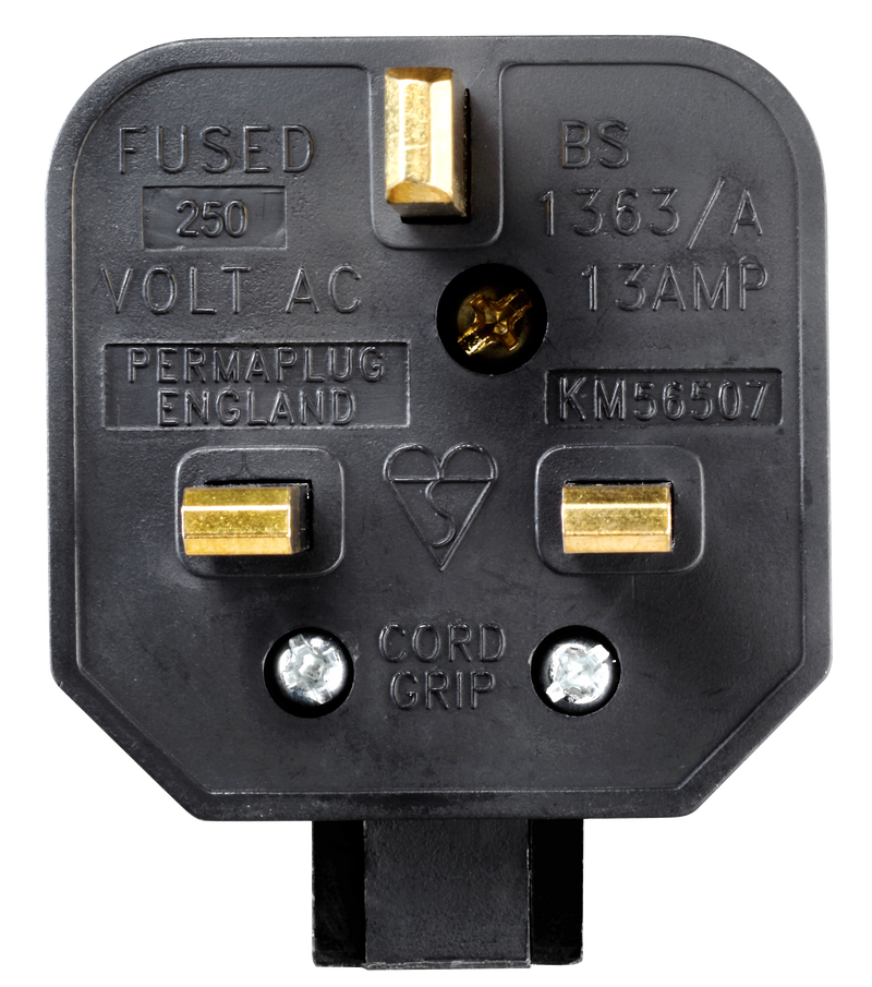 Masterplug Basic - 13A, Black