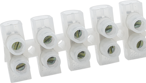 BG Electrical Contractor - 15A terminal strip, 6 way