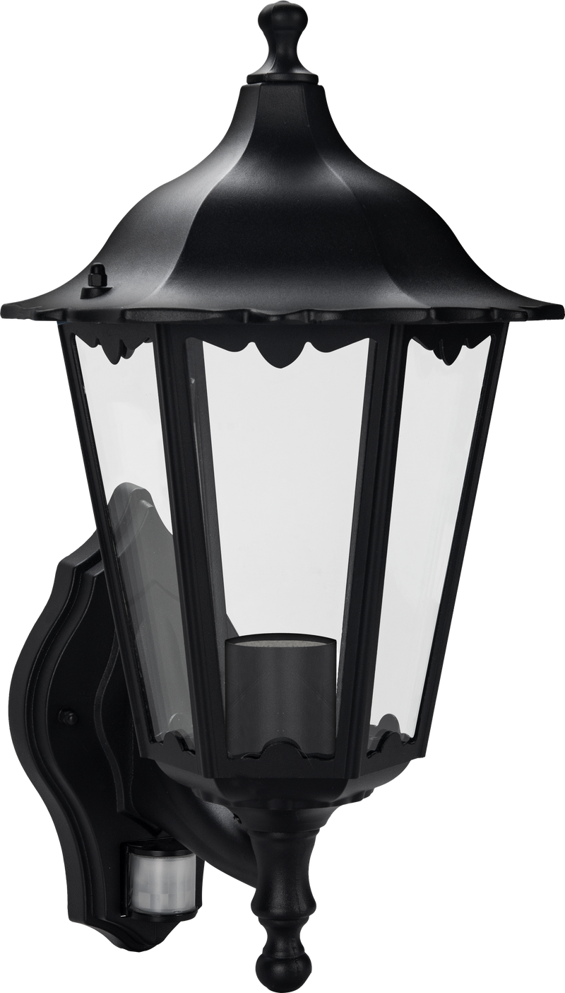 Luceco Coach Lantern - Coach lantern 6 sided supplied less lamp (60W max) with extended outreach