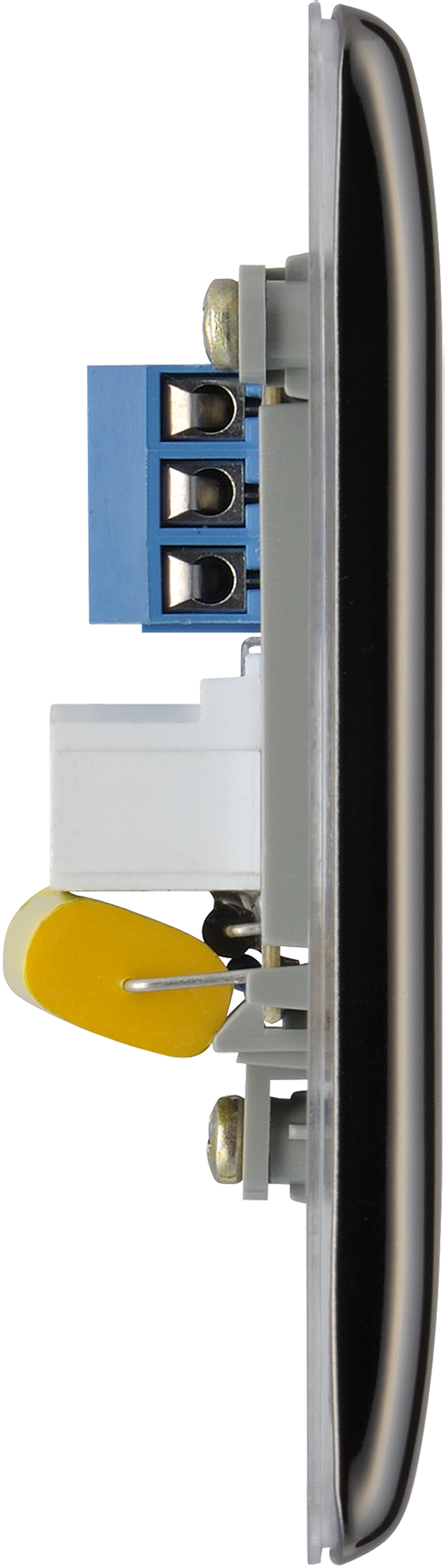 BG Electrical Nexus Metal Black Nickel - Single, telephone socket, master