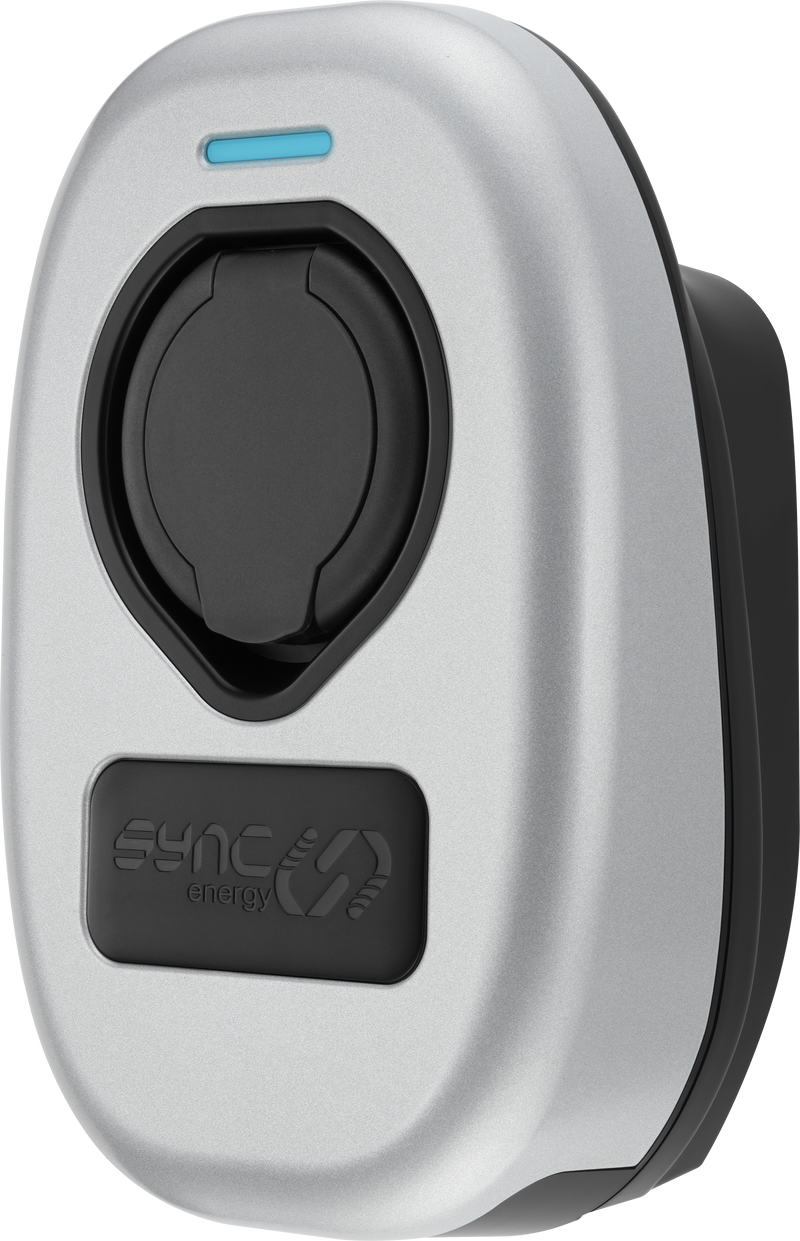 Sync Energy Wall Chargers - EV Socketed Wall Charger 2, Mode 3, 22kW - Wi-Fi, Ethernet, 4G, RFID