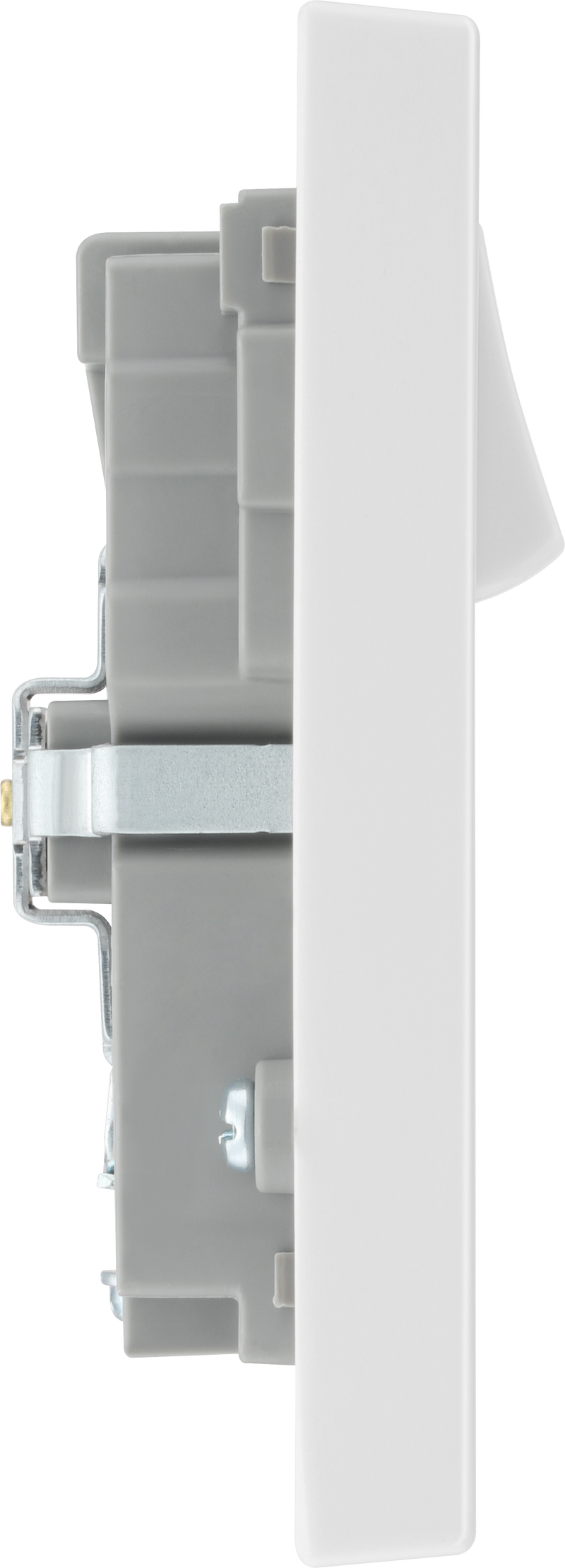 BG Electrical 900 Series - Double switched single pole, with 2 x USB A + 1 x USB C (15W)