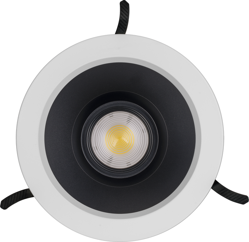Luceco Platinum Darklight - Platinum Darklight downlight 218mm 2800 lumen with fixed output driver