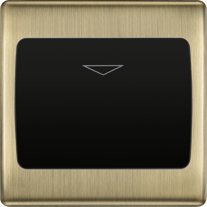 BG Electrical Nexus Metal Antique Brass - Hotel key card switch