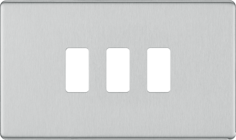 BG Electrical Grid - 3 module, rectangular