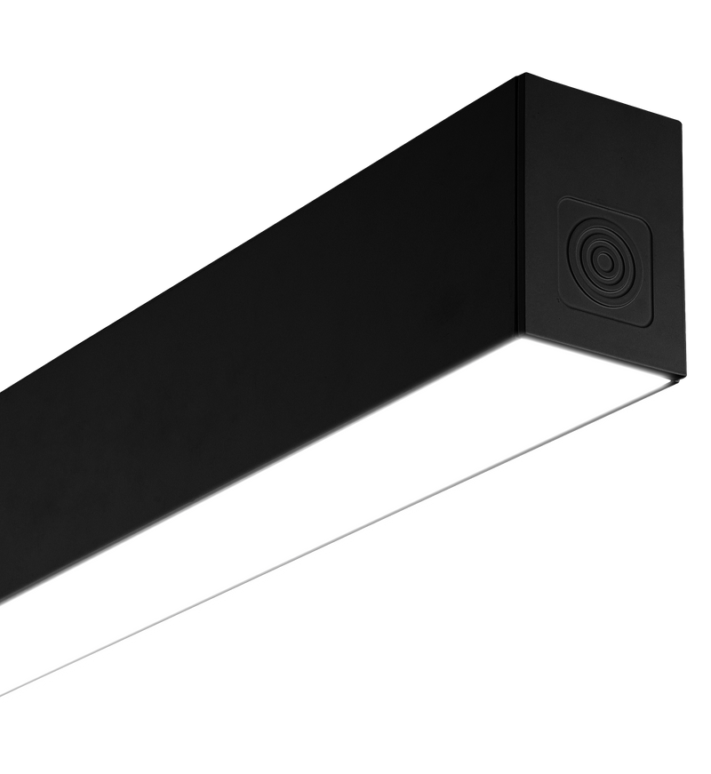 Luceco Contour Suspended - Contour 1695mm suspended module 1900lumens with fixed output driver finished in black