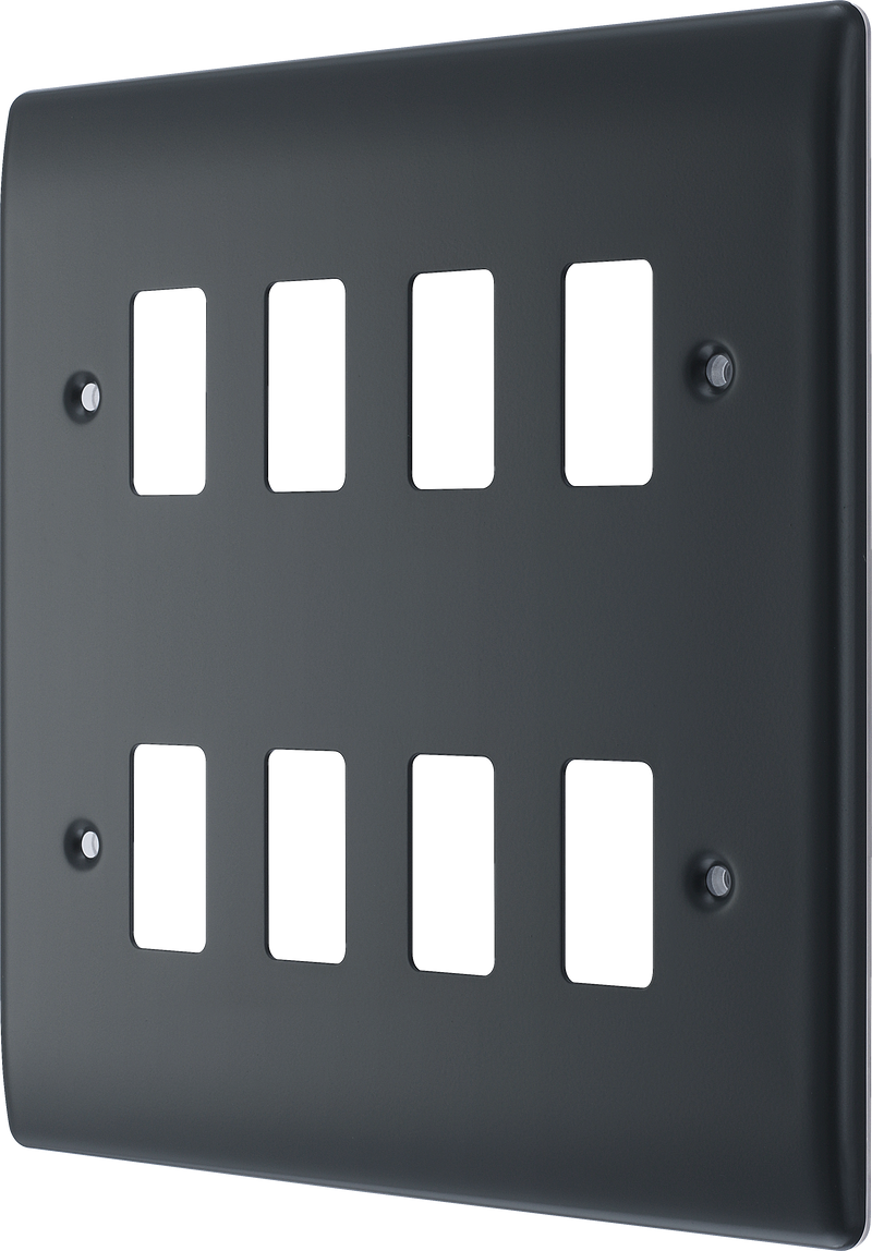 BG Electrical Grid - 8 module, square