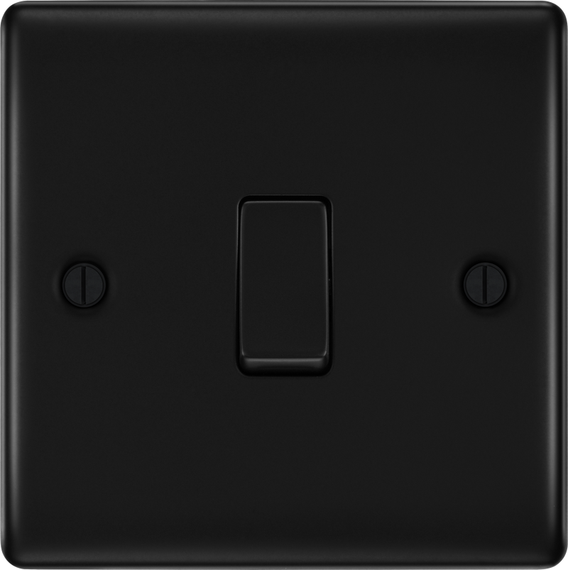 BG Electrical Nexus Metal Matt Black - Intermediate switch