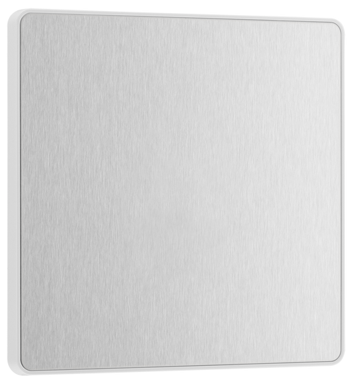 BG Electrical Evolve Brushed Steel - Single, blank plate