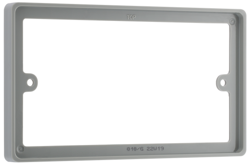BG Electrical 800 Series - Double, 10mm rectangular spacer