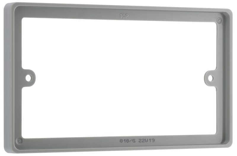 BG Electrical 800 Series - Double, 10mm rectangular spacer