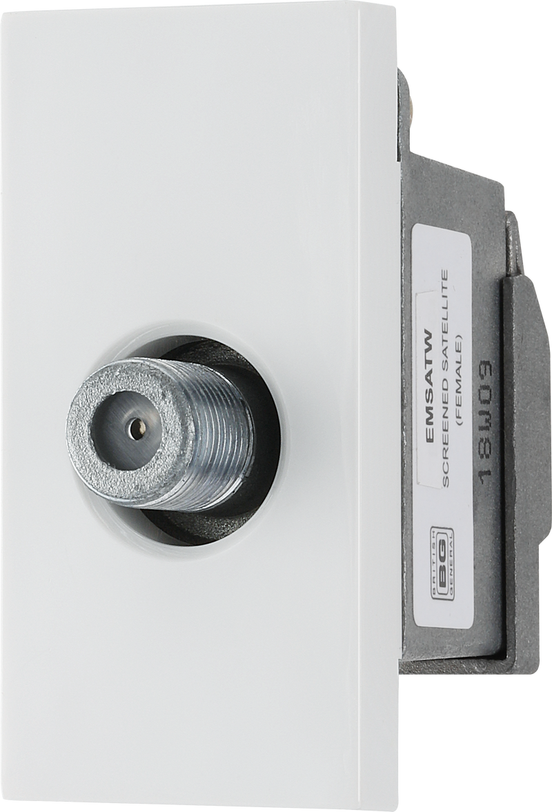 BG Electrical Euro Module - Satellite - female