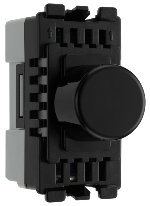 BG Electrical Grid - 2 way, Intelligent Dual Mode Dimmer (EVOLVE BLACK)